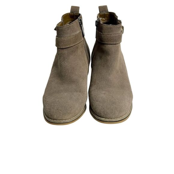 Blondo taupe suede Luca waterproof ankle boots size 7.5 - Picture 2 of 13